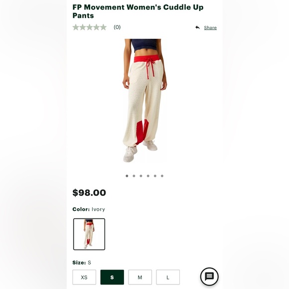 NWT Free People Movement Women's Cuddle Up Pants - Picture 2 of 10